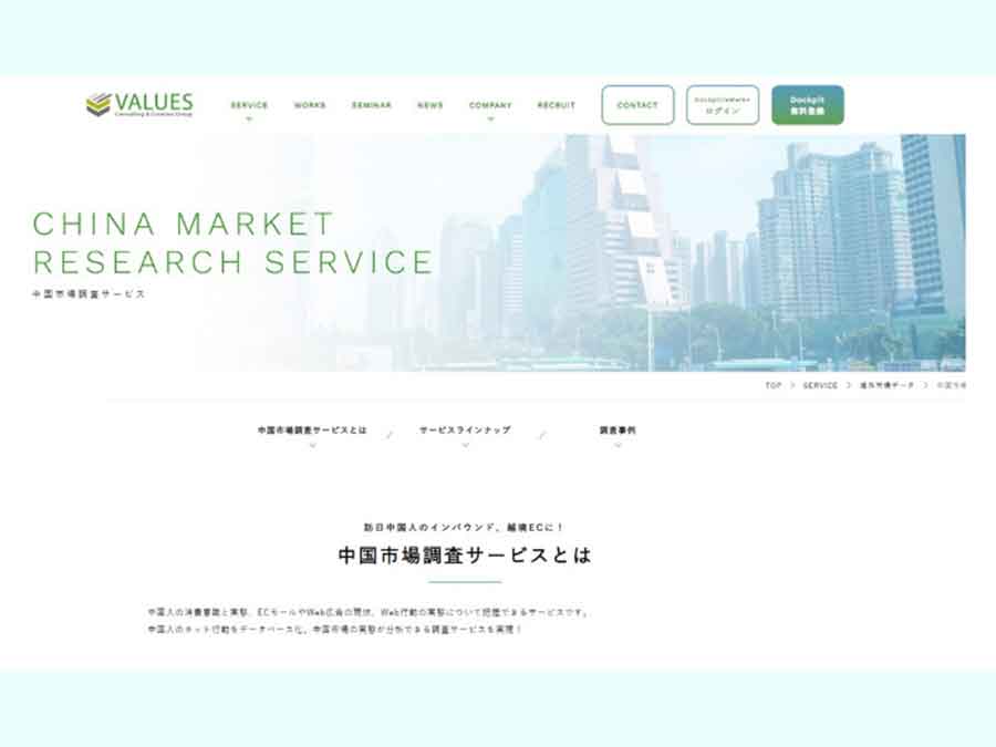 中国市場調査サービス