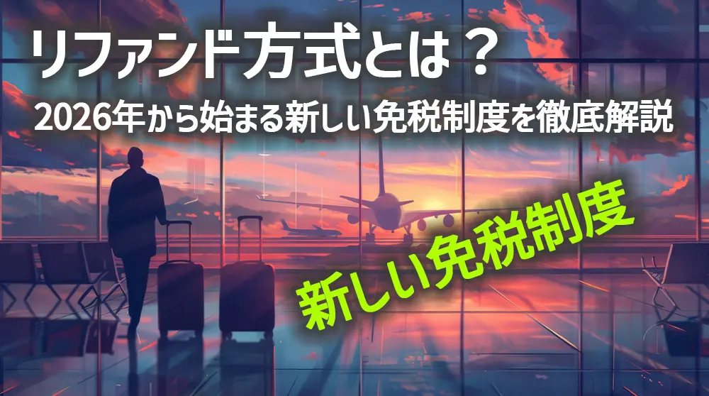 2026年から始まる新しい免税制度を徹底解説