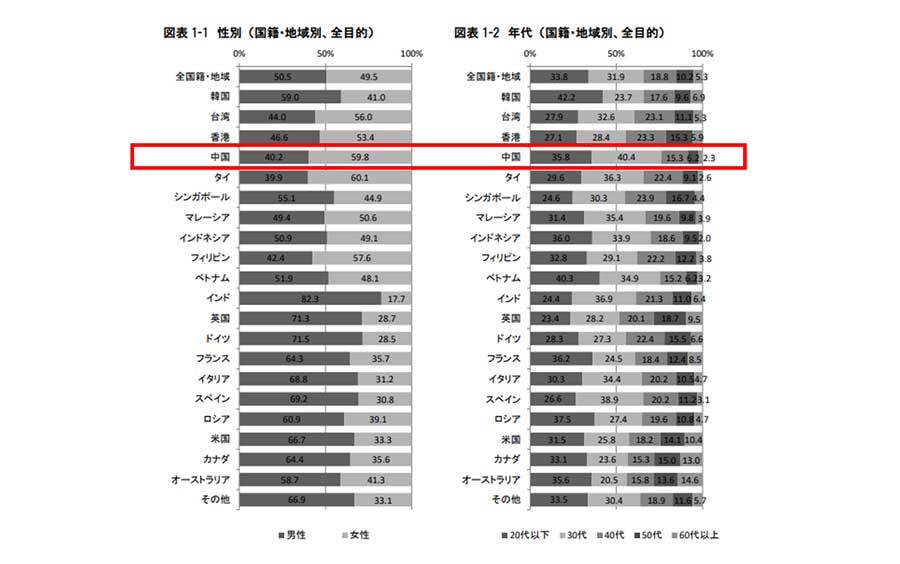 出典:訪日外国人の消費動向2019年 年次報告書(観光庁)